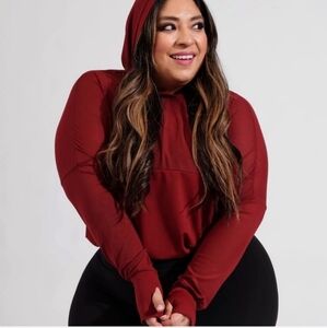 Buffbunny Escandala Pullover - Vineyard Red, Size XL, NWT